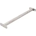 TRIBECCO® Reckstange Turnstange Gymnastikstange Metallstange (115 cm, Edelstahl) - Silber