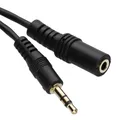 kenable Schlanke Linie Profi 3,5 mm Klinkenstecker Zum Stereo Klinkenstecker Buchse Kopfhörer Verlängerung Kabel 1 m [1 Meter/1m]