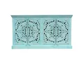 Oriental Galerie Unterschrank Indien Sideboard Saira Türkis 160 cm