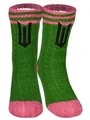 United Labels® Haussocken Wicked Hüttensocken Strick Socken Haussocken Kuschelsocken schaurig warm und flauschig