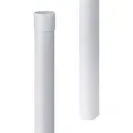 Inefa Regenrinnen Fallrohr 100cm DN 100 PVC Weiß Ableitung von Regenwasser
