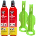Löschspray Feuerlöschspray + Halter grün 2x750ml Feuerlöscherspray MHD 05/2029
