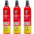 Löschspray Feuerlöschspray 5A 5F 3x 750ml Feuerlöscherspray MHD 05/2029
