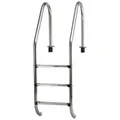 Steinbach breite Edelstahl-Einbauleiter 3-stufig für Swimming Pools,,