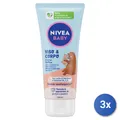 3X NIVEA BABY 100 ML. CREME FÜR DAS GESICHT & DEN KÖRPER TUBE 80533