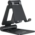NULAXY Verstellbar Handy Ständer Tisch, Faltbarer Handy Halterung Aluminium