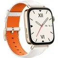 Watch Fit 3 (Solo-B19V), Smartwatch gold/weiß, Leder-Armband in weiß