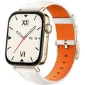 Smartwatch HUAWEI "WATCH FIT 3, 4,62 cm (1,82 Zoll) AMOLED-Display", weiß (weiß, orange), Smartwatches, Herzfrequenz-Monitoring, SpO2, Atemübungen