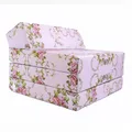 FORTISLINE Klappmatratze 200x70x10 cm mit Kopfteil, 3-teilige Faltmatratze, Gästematratze und Reisematratze, Schaumstoffmatratze mit waschbarem Bezug, Oeko-TEX, hergestellt in der EU
