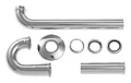 Duravit Universal Waschtisch-Röhrensiphon mit verlängertem Ablaufrohr 1 1/4" - Chrom - 0050260000