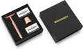 Störtebekker Rasierhobel Set Rasierer Oslo 10 Klingen Ständer rose-gold Guide