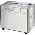 Unold Backmeister® Edel 68456 - Brotbackautomat Edelstahl, 550W, 750–1000g, 14 Programme, glutenfrei, LCD-Display, Zeitvorwahl 15h, Warmhaltefun... - Grau