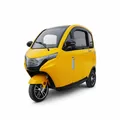 Kabinenroller Elektro 45kmh 2kW LifePo4 Urban Hopper Cabin LI gelb 120km COC
