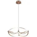 Trio LED-Pendelleuchte Charivari Alu, Eisen, Stahl & Metall Gold Messing
