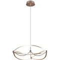 Trio LED Pendelleuchte Charivari Messing matt 1500 mm x 620 mm x 620 mm