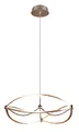 Trio Leuchten LED Pendelleuchte Charivari 321210108, Metall Messing matt, inkl. 42 Watt LED, Switch Dimmer