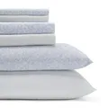 BettwäscheSet für QueenSizeBett, BaumwollPerkal, 6teilig, frische und Coole H...