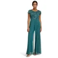 Vera Mont Overall Vera Mont Jumpsuit kurzarm (1-tlg) Design grün 46