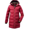 Steppmantel KILLTEC "KOW 33 GRLS QLTD CT", Kinder, Gr. 164, lila (orchidee), Obermaterial: 100% Polyester, Innenfutter: 100% Polyamid, sportlich, Mäntel