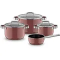 WMF Topfset Fusiontec Mineral Pro 4tlg. Edelstahl Rosa Rose