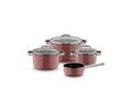 WMF Topf-Set Fusiontec Mineral Pro, Topf-Set, 4-teilig, Rose Quartz, Fusiontec (für alle Herdarten geeignet, 4-tlg., kratzfestes Material), Made in Germany