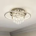 Lucande Deckenleuchte Lampe LED Kristallleuchte Keely Kristall chromfarben 4337