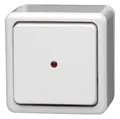 Kopp 514602006 Kontrollschalter Aufputzprogramm Standrad, 10 A, 250 V