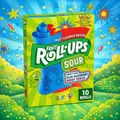 Fruit Roll-Ups Sour Blue Razzberry & Berry Punch 141g | USA Amerika Import