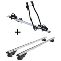 Fahrradträger SAGITTAR + Dachträger VDP004 L kompatibel mit für Skoda Roomster 5J ab '06