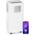 Klarstein Climatiseur Mobile Silencieux, Climatiseur 4 En 1, Mode Nuit, Déshumidificateur, Ventilateur, Mini Climatisation À Faible Conso, Evacuation, Clim Portable, Puissante, 7000 Btu, Climatiseurs