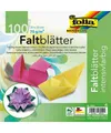 Folia Kraftpapier folia Faltblätter INTENSIV mehrfarbig 100, 20x20