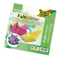 folia 8920 - Faltblätter 20 x 20 cm, 70 g/qm, 100 Blatt sortiert in 10 intensive