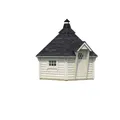 PALMAKO Grillkota "Eva", Holz, natur, BxT: 429 x 372 cm - beige