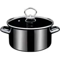 Fleischtopf GSW "Profi-Black-Star", schwarz, H:11,5cm Ø:20cm, Töpfe, Induktion