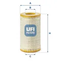 UFI Ölfilter 25.059.00 Filtereinsatz für MERCEDES KLASSE W163 VITO Bus W639 CLK