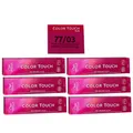 Wella Color Touch Plus 6 x 60 ml 77/03 mittelblond intensiv natur gold Intensivt