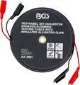 BGS Krokodilklemmen Kabelbox selbstaufrollend 15 m Krokodilklemme Multimeter Box