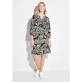Cecil Tunikakleid mit All-Over-Print schwarz M (40)