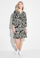 Tunikakleid, mit All-Over-Print, Gr. M (40) - N-Gr, black N-Gr