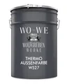 Klimabeschichtung Außenwandfarbe Fassadenfarbe W527 Weiß – 5 L