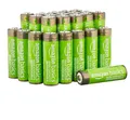 Amazon Basics 24er-Pack wiederaufladbare AA-NiMH-Batterien mit hoher Kapazität, 2400 mAh, 1,2 V, bis zu 400-mal aufladbar, vorgeladen