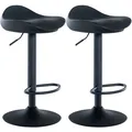 CLP 2er Set Barhocker Alisson - Höhenverstellbar Mit Fußstütze 360 Grad Drehbar - Tresenhocker Ergonomisch