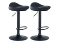 CLP 2er Set Barhocker Alisson - Höhenverstellbar Mit Fußstütze 360 Grad Drehbar - Tresenhocker Ergonomisch