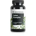 natural elements Selen Komplex – 365 Tabletten mit je 200μg – aus Natriumselenit und Selenmethionin