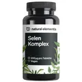 natural elements Selen Komplex – 365 Tabletten mit je 200µg – aus Natriumselenit und Selenmethionin