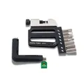 CONTEC Fahrrad-Multitool Pocket Gadget - PG1, 8 in 1, Multifunktionswerkzeug, Reparatur Set, Mini-Tool, Multi-Purpose, Innensechskant, Schraubendreher