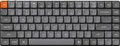 K3 Max (grau/orange, DE-Layout, Gateron Low Profile 2.0 Mechanical Red, Hot-Swap, Aluminiumrahmen, RGB)