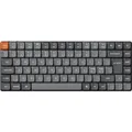 Keychron K3 Max QMK/Via Mechanische Tastatur, kabellos, 75% Layout, programmierbar, RGB LED, Gateron Red Switch Hot-Swap, Aluminiumrahmen, Bluetooth/USB-C kabelgebundene Gaming-Tastatur für Mac