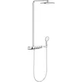 Rainshower Smartcontrol - Brausegarnitur Duo 360 Mit Thermostat, 2 Strahlen, Chrom/mondweiß 26250ls0 - Grohe