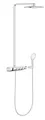 GROHE Rainshower SmartControl Duo 360, Duschsystem (Regendusche mit Thermostat, kein Verbrühen am Thermostat, Sicherheitssperre bei 38°C, Duscharmatur mit 3 Strahlarten), moon white, chrom, 26250LS0